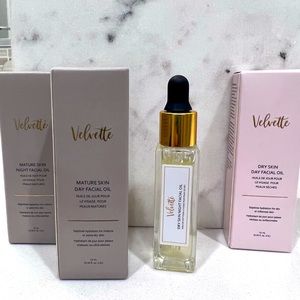 Anti-Aging Face Oil (Day) by Velvette Travel size (10 mL) x4 brand new